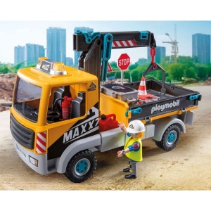 Playmobil - Camion de constructii cu macara Playmobil - Img 5