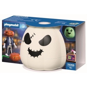 Playmobil - Dovleac de Halloween si Figurina cu cap de dovleac - Img 5
