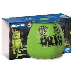Playmobil - Dovleac de Halloween si Figurina monstrul de slime - Img 3