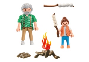 Playmobil-FOC DE TABARA CU BEZELE - Img 2