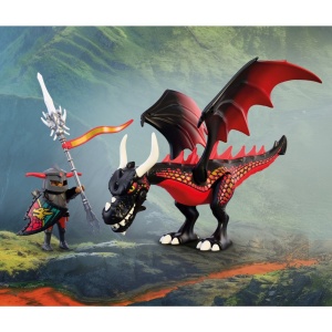 Playmobil - Jucarie de rol Dragonul negru - Img 5
