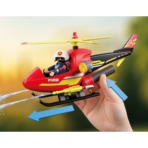 Playmobil - Jucarie de rol Elicopter de pompieri - Img 4