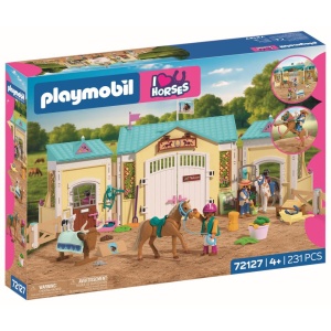 Playmobil - Jucarie de rol Grajd mare de calarie - Img 4