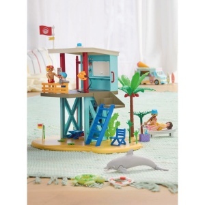 Playmobil - Jucarie de rol Turnul salvamarului si vehicul de plaja - Img 4
