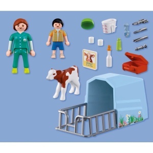 Playmobil - Jucarie de rol Veterinar in vizita - Img 4
