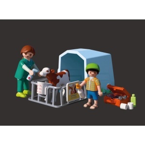 Playmobil - Jucarie de rol Veterinar in vizita - Img 5