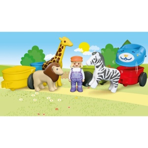 Playmobil - Junior Trenulet cu animale - Img 4