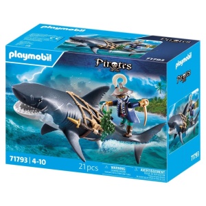 Playmobil - Rechin urias cu pirat Playmobil - Img 3