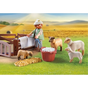 Playmobil - Tanarul Pastor Cu Turma De Oi - Img 2