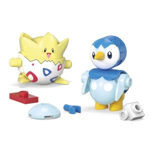 Pokemon Mega Set Doua Bile Togepi Si Piplup 41 Piese - Img 2