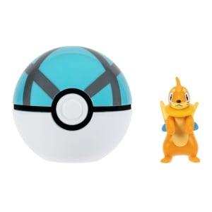 Pokemon - Set 2 figurine Clip n Go, (Buizel & Net Ball)