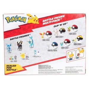 Pokemon - Set de joaca cu 6 figurine, Ash & Pikachu & Charmander #1 & Rowlet & Piplup & Zorua - Img 6