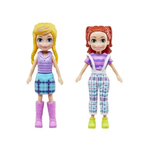 Polly Pocket Set 2 Papusi Si Accesorii 27 Piese - Img 5