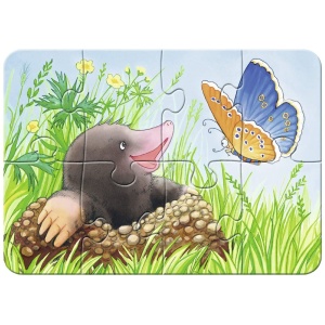Primul Meu Puzzle Animale Din Padure, 2/4/6/8 Piese - Img 3