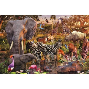 Puzzle Animale Din Africa, 3000 Piese - Img 2