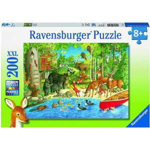 Puzzle Animale In Padure, 200 Piese