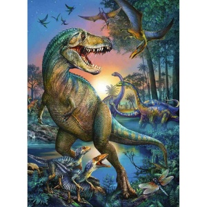 Puzzle Animale Preistorice, 150 Piese - Img 2