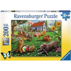Puzzle Animalute Jucause, 200 Piese