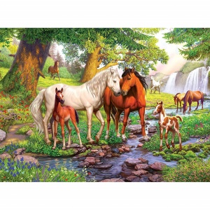 Puzzle Familie De Cai La Rau, 300 Piese - Img 2