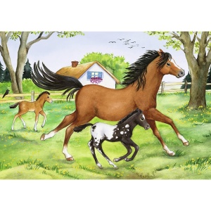 Puzzle Lumea Cailor, 2X24 Piese - Img 2
