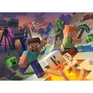 Puzzle Monstri Minecraft, 100 Piese - Img 2
