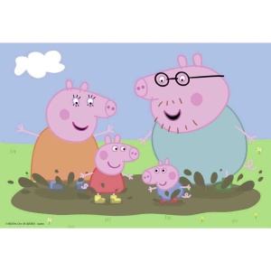 Puzzle Peppa Pig, 2X24 Piese - Img 3