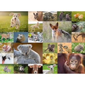 Puzzle Pui De Animale, 200 Piese - Img 2