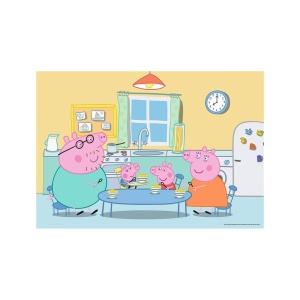 Puzzle Purcelusa Peppa, 2X12 Piese - Img 2