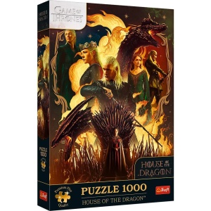 Puzzle Trefl 1000 Premium Plus Game Of Thrones Casa Dragonului