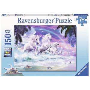 Puzzle Unicorni Pe Plaja, 150 Piese - Img 3