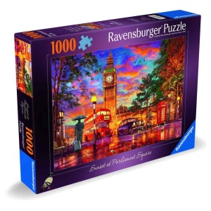 Ravensburger - Puzzle apus in piata Parlamentului 1000 piese design nou - Img 2