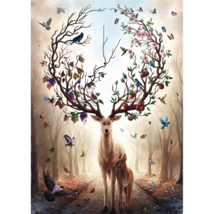 Ravensburger - Puzzle cerb fantastic 1000 piese design nou - Img 3