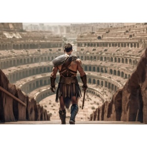 Ravensburger - Puzzle colectia de arta Gladiator 300 piese - Img 2