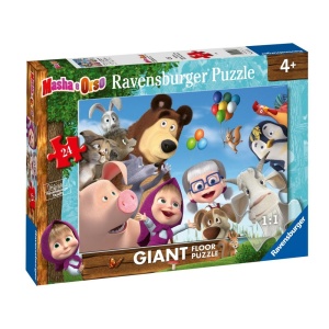 Ravensburger - Puzzle mare de podea Masha si ursul 24 piese - Img 3