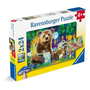 Ravensburger - Puzzle prietenii dragalasi ai padurii 2x24 piese - Img 2