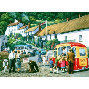 Ravensburger - Puzzle vacante placute si vesele 4x500 piese - Img 3
