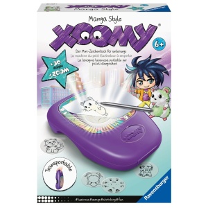 Ravensburger - Set de desenat Xoomy aparat portabil cu lampa si 30 de sabloane stil Manga - Img 3
