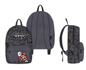 Rucsac Super Mario cu buzunar frontal, 32x25x10 cm - Img 6