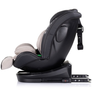 Scaun auto Chipolino Hypnotic I-Size 40-150 cm cu sistem Isofix si sezut rotativ tiramisu - Img 4