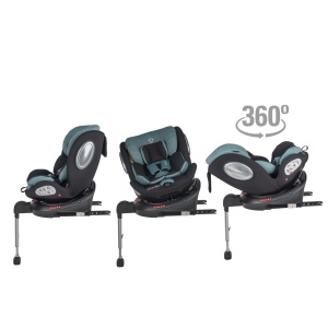 Scaun auto rotativ 0-36 kg Coccolle Vigo Emerald Green - Img 2