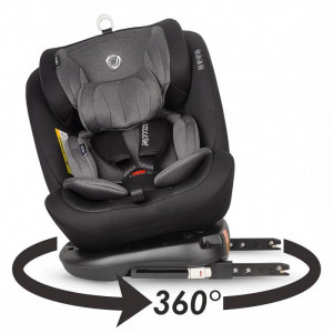 Scaun auto rotativ cu isofix grupa 0-36 kg Coccolle Nova Diamond Black - Img 2