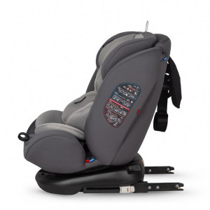 Scaun auto rotativ cu isofix grupa 0-36 kg Coccolle Nova Moonlit Grey - Img 7