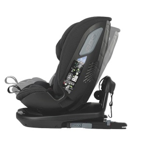 Scaun auto rotativ iSize Coccolle Velsa Jet black - Img 5
