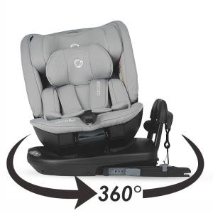 Scaun auto rotativ iSize Coccolle Velsa Neutral grey - Img 2