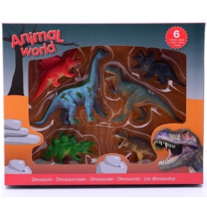Set 6 figurine din cauciuc - Dinozauri - Img 2
