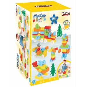 Set constructie Pilsan Master Blocks 194 piese