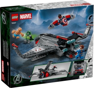 Set de construcție LEGO® Marvel - Avengers: Doomsday Quinjet (76347), 433 piese, 9+ ani - Img 2