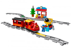 Set LEGO DUPLO - Tren cu aburi (10874) - Img 6