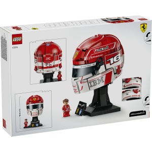 Set LEGO Editions - Casca lui Charles Leclerc Scuderia Ferrari HP (43014) - Img 3