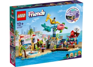 Set LEGO Friends - Parc de distractii pe plaja (41737) - Img 2